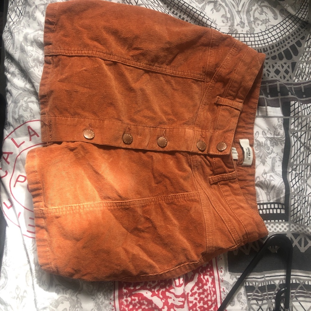Forever 21 Orange Skirt